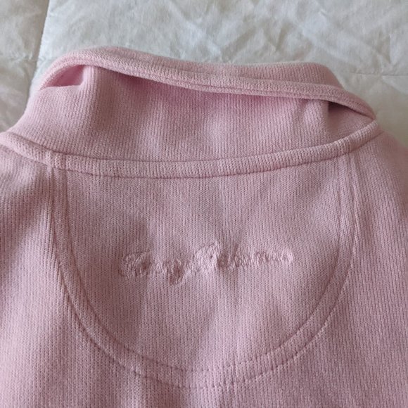 Tommy Bahama 1/4 Zip Aruba Sweatshirt Women's L Pink - Picture 5 of 10
